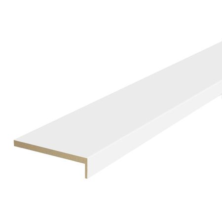 Наличник телескопический Fly 62 70х6х2200 мм ПВХ эмалит белый прямой (1 шт.)