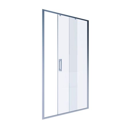 Душевая дверь Alex Baitler стекло прозрачное 120х200 см профиль сатин 6 мм раздвижная (AB61C120)