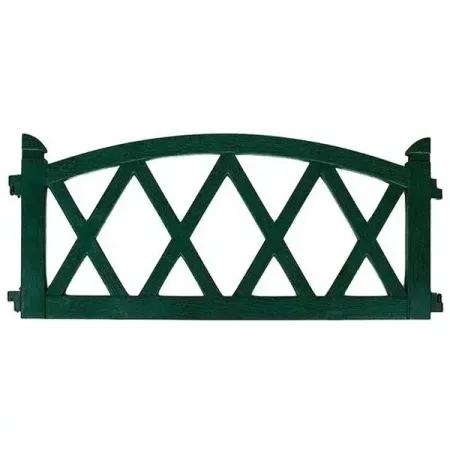 Ограждение Арка 240x26 см цвет зеленый