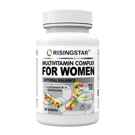 БАД Risingstar поливитаминный комплекс для женщин, 60 г как подготовиться к беременности