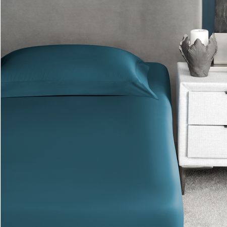 Простыня на резинке Togas Сенса 160х200+35 см бирюзовая