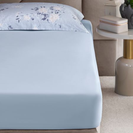 Простыня на резинке Togas Сиена сиреневая 180х200+30 см