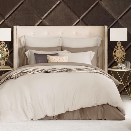 Комплект постельного белья Togas Сенса бежевый Полуторный