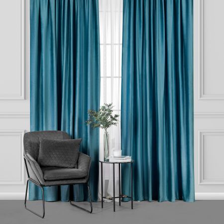 Штора Daily by Togas Хана зеленая 200х270 см 2 предмета