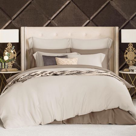 Комплект постельного белья Togas Сенса бежевый Семейный/дуэт