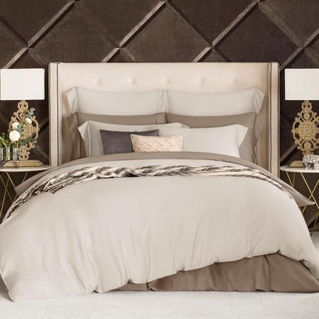 Комплект постельного белья Togas Сенса бежевая Двуспальный кинг сайз