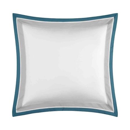 Наволочка Togas Паллада бело синяя/серая 70x70 см 1 предмет