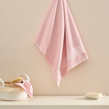 Полотенце махровое Basena, розовое