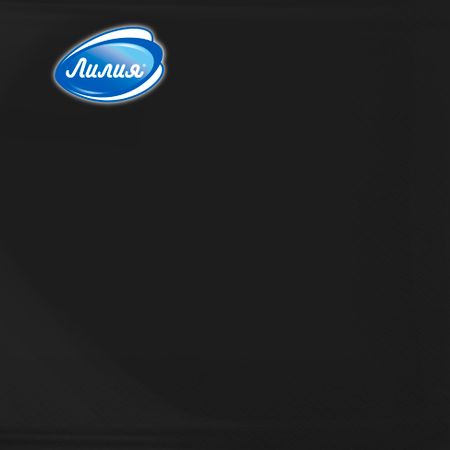 Салфетки бумажные Лилия 33х33см Черный 2сл 20шт салфетки бумажные экзотика 616412 33х33см   20шт страна карнавалия упаковка