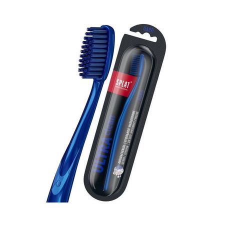 Щетка зубная инновационная с серебром и угольным напылением жесткая Professional Ultra Clean Splat/Сплат