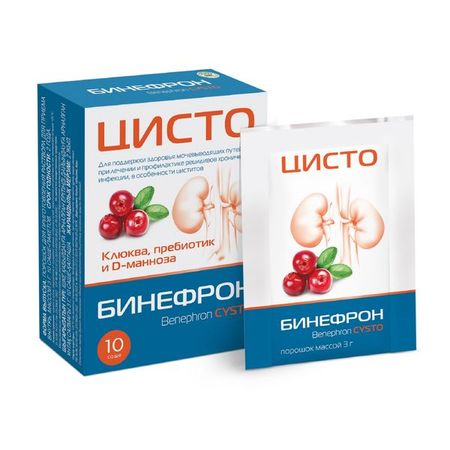 Бинефрон Цисто порошок для приг. раствора для приема внутрь саше-пакет 3г 10шт