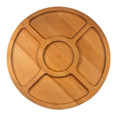 Менажница ДТРД круглая 4 секции 28 см