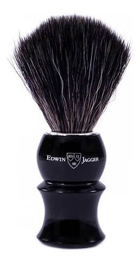 Помазок для бритья 21P16 (черная смола, щетка искусственный ворс)