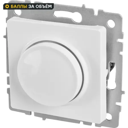 Диммер встраиваемый IEK Brite цвет белый veromount skydance triac диммер wi fi