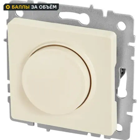 Диммер встраиваемый IEK Brite цвет бежевый veromount skydance triac диммер wi fi