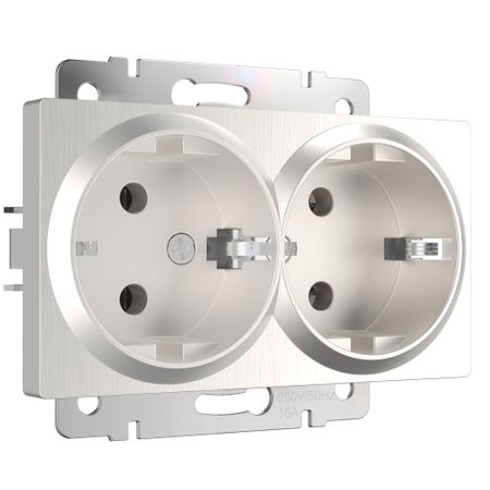 Розетка Werkel встраиваемая перламутровая рифленая (a051175) экслибрисы и штемпели частных коллекций в фондах исторической библиотеки вып 1 2 е изд перераб и доп