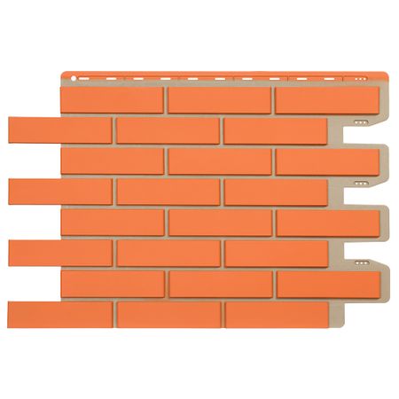 Панель фасадная Royal Stone Облицовочный кирпич 920х630 мм нейпир