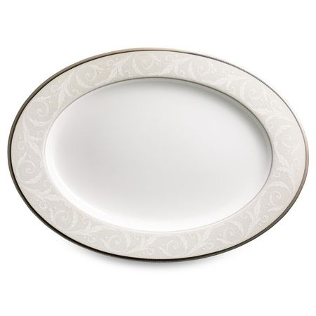Блюдо овальное Narumi платиновый ноктюрн 38 см