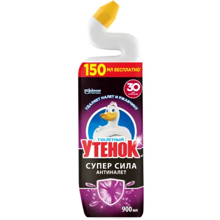 Средство для чистки унитаза Туалетный утенок Антиналет Свежесть 900 л acrddk usb камера эндоскоп для чистки ушей