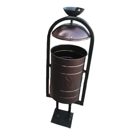 Урна Антик медь с крышкой и пепельницей 20 л блокнот m5 в стиле ретро