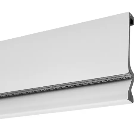 Плинтус напольный полистирол ударопрочный LED цвет белый 2000x16x100 мм