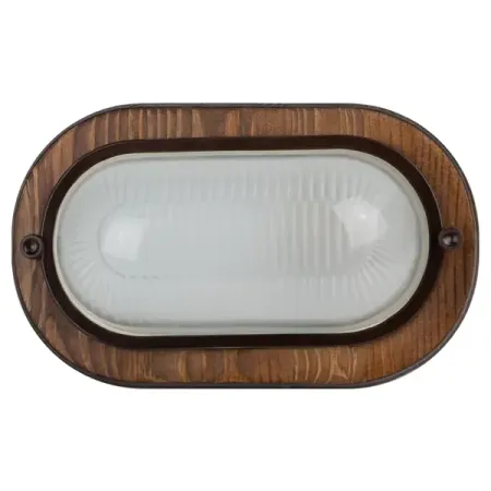 Светильник ЖКХ Эра НБО 04-60-021 60 Вт IP54 овал цвет орех светильник псх 60 нбп 60 ip54 овал с решеткой