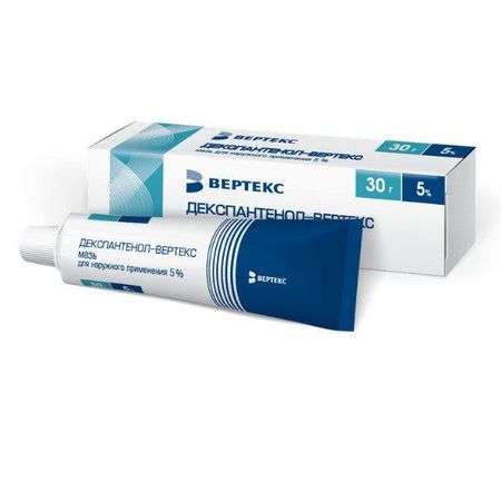 Декспантенол-Вертекс мазь д/нар прим. 5% 30г