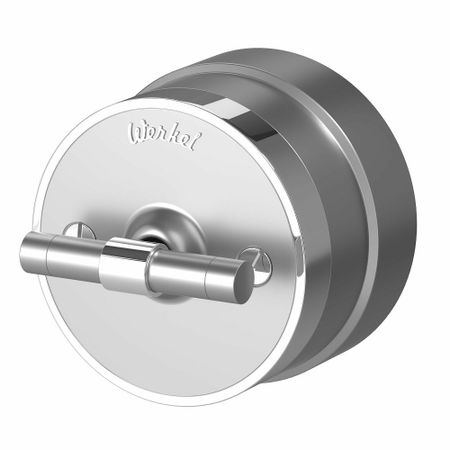 Выключатель Werkel двухклавишный встраиваемый серебряный матовый на 4 положения (a058781)