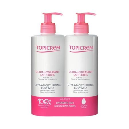 Набор Topicrem/Топикрем: Крем-молочко для тела ультра-увлажняющее 500мл 2шт