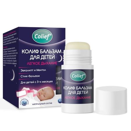 Бальзам косметический Легкое дыхание с эвкалиптом и ментолом для детей от 3 месяцев Colief/Колиф 30г алексей александрович олейников легкое дыхание