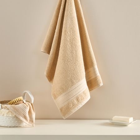 Полотенце махровое Базена/Basena, кремовое