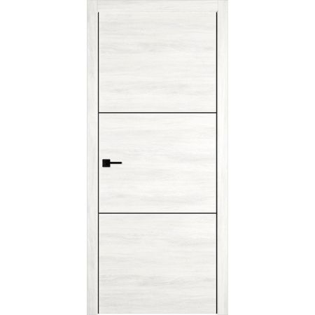 Дверь межкомнатная Urban2 700х2000 мм ПВХ норд велум глухая с замком и петлями