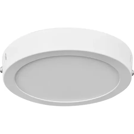Светильник настенно-потолочный светодиодный Inspire НПС 12 Вт IP40 круг нейтральный белый свет цвет белый