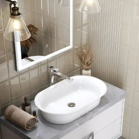 Плитка настенная Artens Roissy 9.9x20 см 0.792 м² глянцевая цвет бежевый