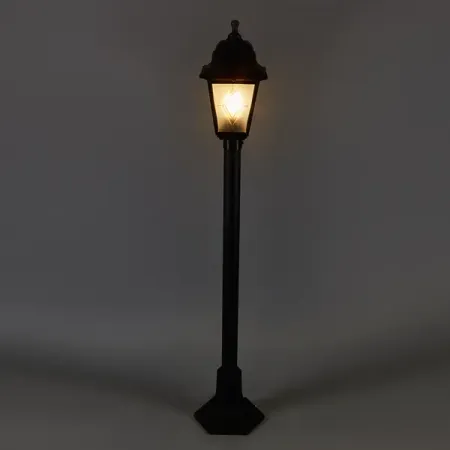 Фонарный столб уличный Uniel UUL-A01T 100 см цвет черный