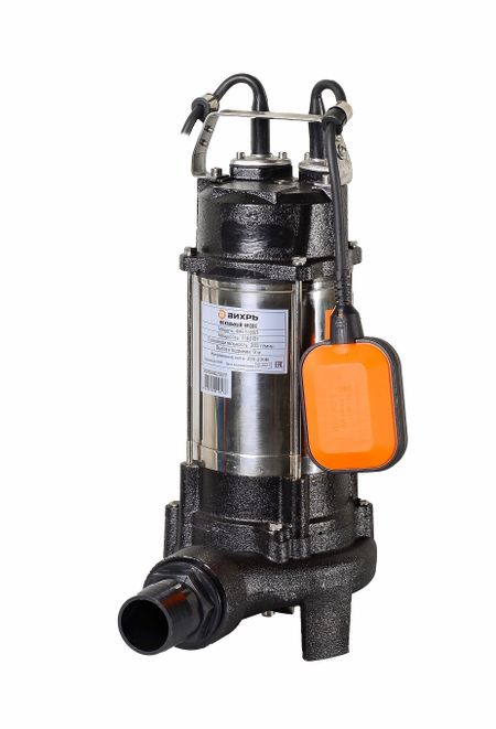 Насос фекальный Вихрь ФН-1100Л для грязной воды 283 л/мин (68/5/4) седиментационные воды каспийского осадочного бассейна массы и масспотоки