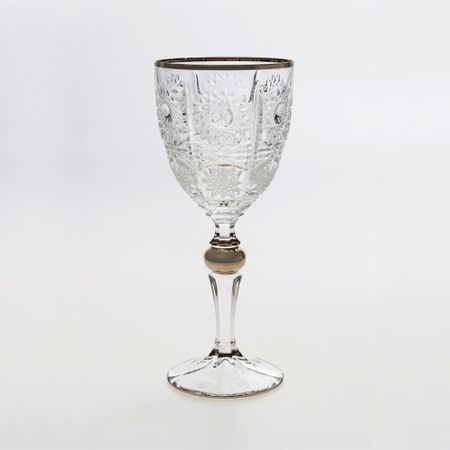 Набор бокалов для вина Bohemia Jihlava 500PK платиновый шар 260 мл 6 шт рождественский для бутылки вина g jt103