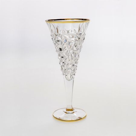 Набор бокалов для вина Bohemia Jihlava Glacier золото 250 мл 6 шт