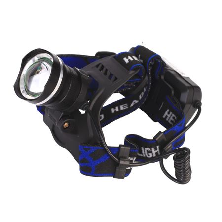 Фонарь налобный Ultraflash светодиодный 1 LED 5 Вт аккумуляторный Li-Ion 1200 мАч алюминий 3 режима (LED5337)