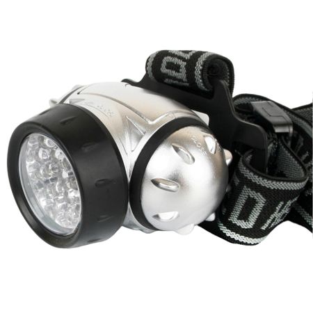 Фонарь налобный Ultraflash LED5353 светодиодный 19 LED 1 Вт на батарейках ААА пластик 4 режима (LED5353) миниатюрный налобный фонарь cob 3 режима