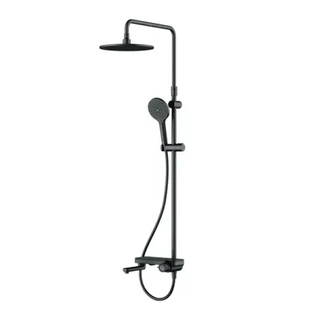 Душевая стойка AM.PM Moxie со смесителем 3 режима цвет черный душ верхний ledeme l20 200мм круг 1 режим