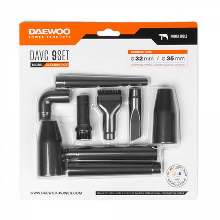 Набор Микронасадок DAEWOO DAVC 9 SET для пылесоса