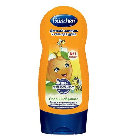 Шампунь и гель для душа детский спелый абрикос Bubchen/Бюбхен 230мл максим климов спелый август