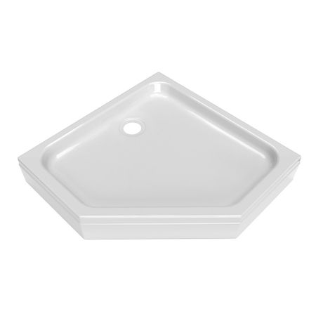 Поддон Triton акриловый 100х100х17 см трапеция белый низкий (Щ0000056825)