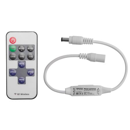 Диммер для светодиодной ленты 12/24 В 72 Вт IP20 Apeyron с пультом (04-10) чему равна сумма углов многоугольника научно популярные лекции для школьников выпуск 2