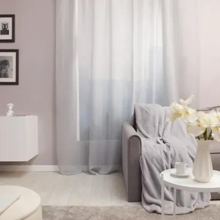 Тюль на ленте Inspire Tonia 300x280 см цвет светло-серый Granit 5