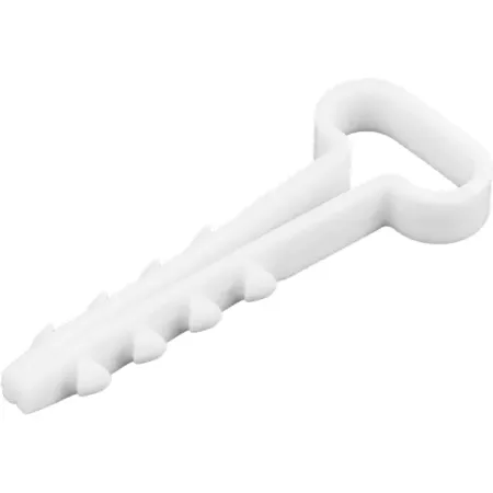 Дюбель-хомут Duwi ДХП 6-14 для плоского кабеля цвет белый 10 шт.