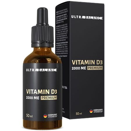 Витамин Д3 Премиум холекальциферол UltraBalance/УльтраБаланс жидкость для приема внутрь 2000МЕ 50мл