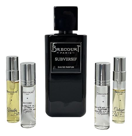 Subversif: набор (п/вода 100мл + одеколон 5мл + absolu 5мл + Fresh Molecule 7мл + Bois Epices 7мл) captive   п   100мл одеколон 5мл absolu 5 мл erotic molecule 7мл note musc 7мл