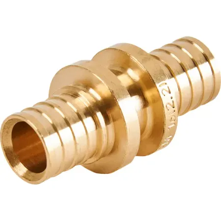 Муфта Ростерм 16x16 мм латунь